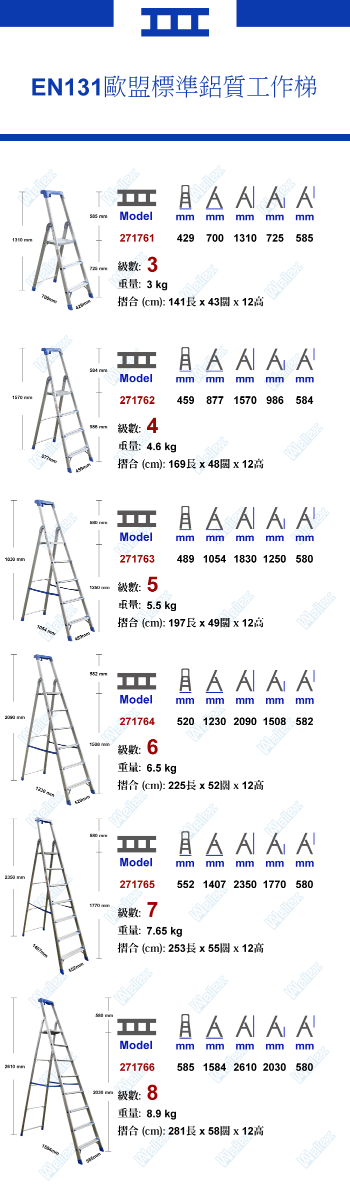 EN131 Safety Ladder